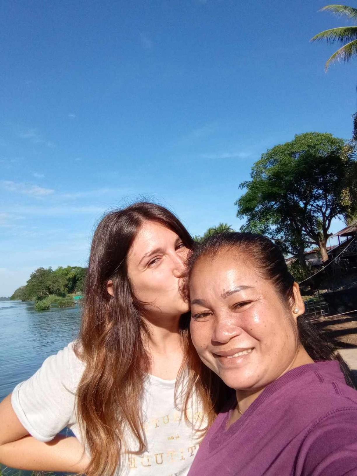 Mamapieng Budget Guesthouse Ban Dondét Esterno foto